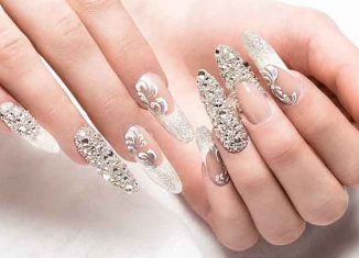 The gemstone manicure trend