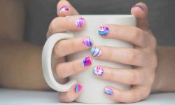 Nail art: water marble, do you know?