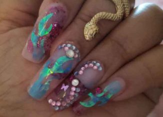 Aquarium nails, the new trend of the moment