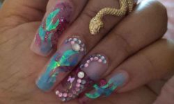 Aquarium nails, the new trend of the moment