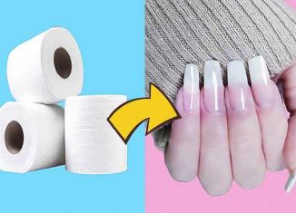 How to make false nails with toilet paper?