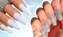 Tip for managing white gel and glitter nails